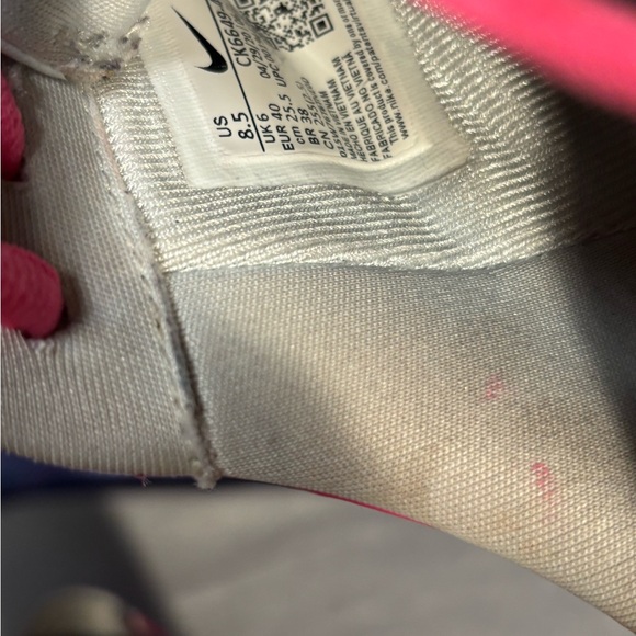 Nike Air Force 1 Pixel Women's 8.5 Pink and White Athletic Shoes - Picture 11 of 12